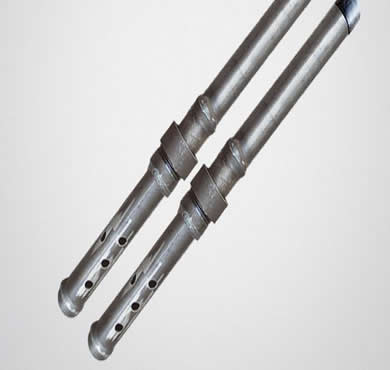 注浆管倒角刺钢花管 打孔出尖 注